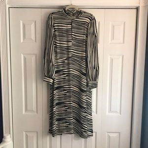 Banana Republic Zebra Mid Length